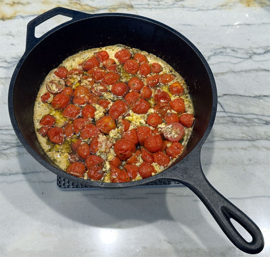 Bake for 20 minutes, then remove from oven and stir. Return to oven and bake for another 20 minutes (40 minutes total).