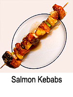 Salmon Kebabs