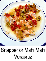 Snapper or Mahi Mahi Veracruz