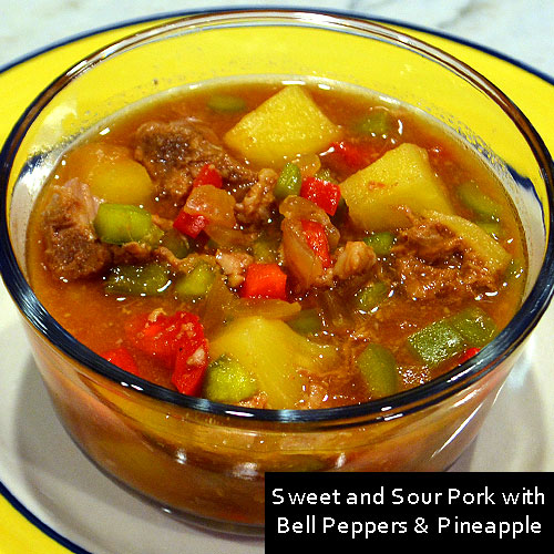 Sweet and Sour Pork with Bell Peppers & Pineapple