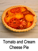 Tomato and Cream Cheese Pie