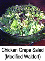 Chicken and Grape Salad - (Modified Waldorf)