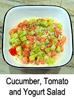 Cucumber, Tomato and Yogurt Salad