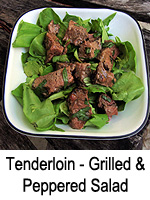 Tenderloin - Grilled & Peppered Tenderloin Salad