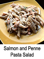 Salmon and Penne Pasta Salad