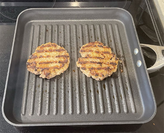 Better Juicy Burgers Patties Cooking and Browned
