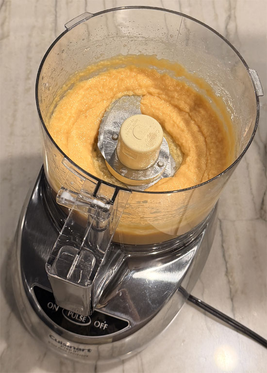 Process for about 30 seconds until smooth.