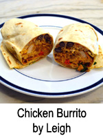 Chicken Burrito by Leigh