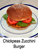 Chickpeas Zucchini Burger