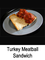 Turkey Meatball Sandwich