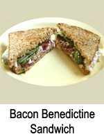 Bacon Benedictine Sandwich