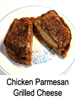 Chicken Parmesan Grilled Cheese Sandwich