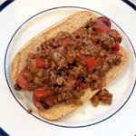 Sloppy Joe Hot Dog Topping