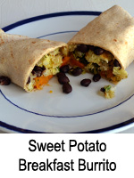 Sweet Potato Breakfast Burritos