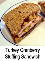 Turkey Cranberry Stuffing Sandwich