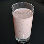 Almond Strawberry Protein Shake