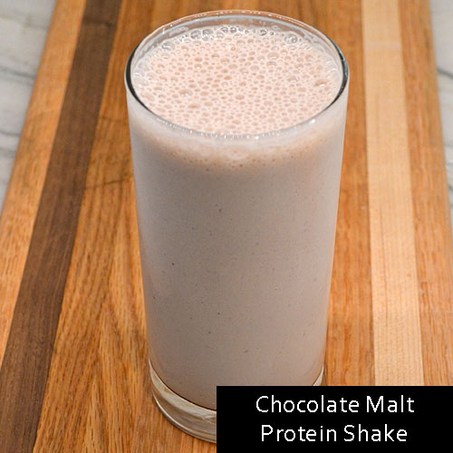 Chocolate Malt Protein Shake