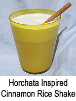 Horchata Inspired Cinnamon Rice Shake