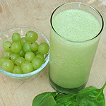 Grape Spinach Protein Shake