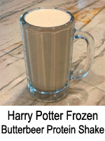Harry Potter Frozen Butterbeer Protein Shake