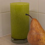 Pear and Spinach Protein Shake