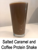Salted Caramel and Coffee Protein Shake