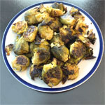 Brussels Sprouts Smashed and Crispy