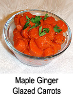 Maple Ginger Glazed Carrots