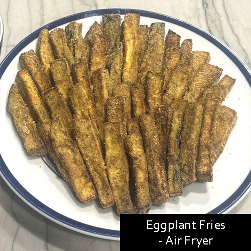 Eggplant Fries - Air Fryer