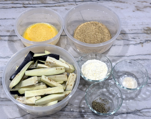 Eggplant Fries - Air Fryer