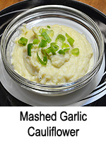 Mashed Garlic Cauliflower (Faux Mashed Potatos)