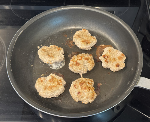 Once they're browned, transfer to a plate for serving. 