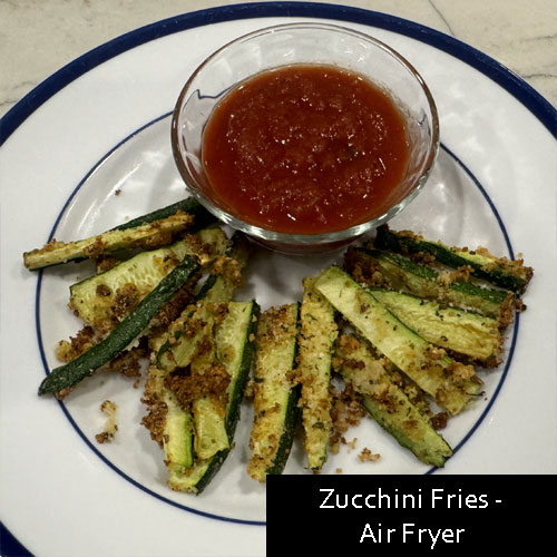 Zucchini Fries - Air Fryer