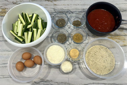 Prepare all the ingredients. 
