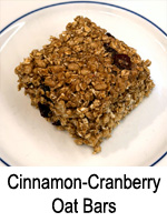 Cinnamon-Cranberry Oat Bars