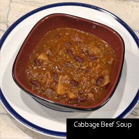 Cabbage Beef Soup