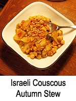 Israeli Couscous Autumn Stew
