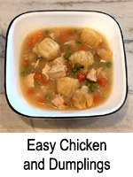 Easy Chicken and Dumplings