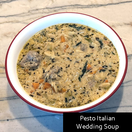 Pesto Italian Wedding Soup