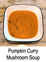 Pumpkin Curry Mushroom Soup