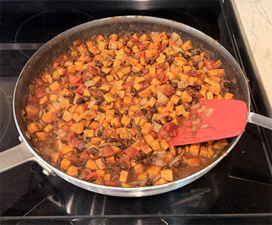 Stir in coffee, honey, salt, and pepper.