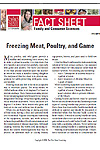 Freezing Meat, Poultry and Game