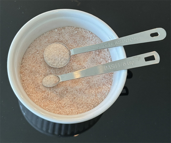 Serving Size for Homemade Hydration Drink