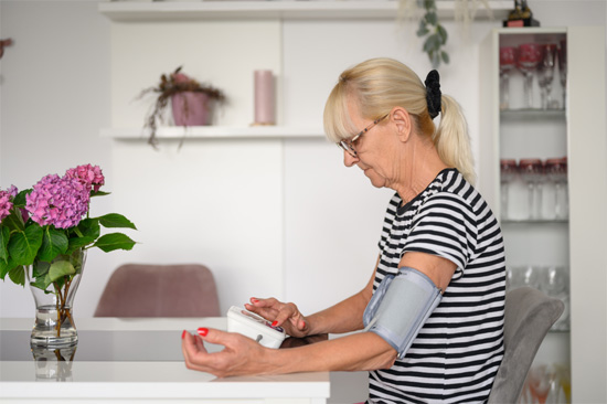 Arm Position for Blood Pressure Testing