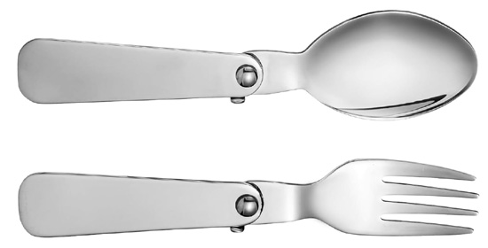 Travel Spoon and Fork.