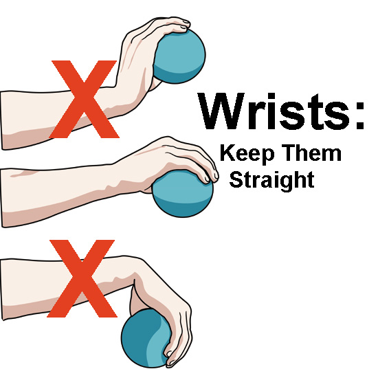 Wrists: Keep Them Straight