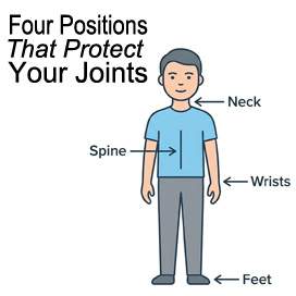 Four Positions That Protect Your Joints - Neck, Feet, Wrists, Spine: Your Pre-Lift Checklist