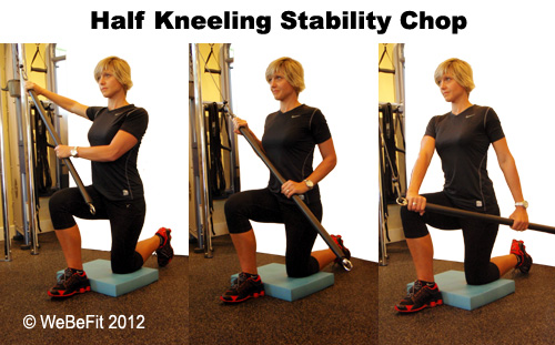 Half Kneeling Stability Chop