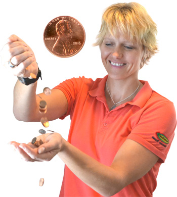 Use a penny to lose a pound?