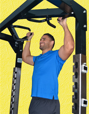 See how many pullups you can do.